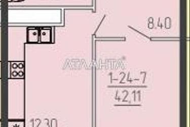 1-кімнатна квартира за адресою вул. Краснова (площа 41,9 м²) - Atlanta.ua - фото 12