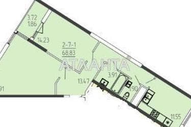 2-rooms apartment apartment by the address st. Krasnova (area 69,1 m²) - Atlanta.ua - photo 16
