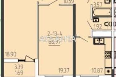 2-rooms apartment apartment by the address st. Krasnova (area 67,6 m²) - Atlanta.ua - photo 14