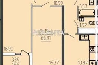 2-rooms apartment apartment by the address st. Krasnova (area 67,2 m²) - Atlanta.ua - photo 18