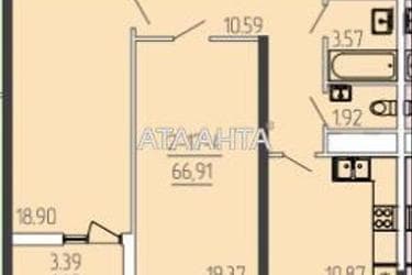 2-rooms apartment apartment by the address st. Krasnova (area 67,3 m²) - Atlanta.ua - photo 16
