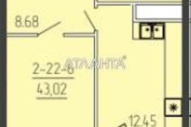 1-room apartment apartment by the address st. Krasnova (area 42,5 m²) - Atlanta.ua - photo 18