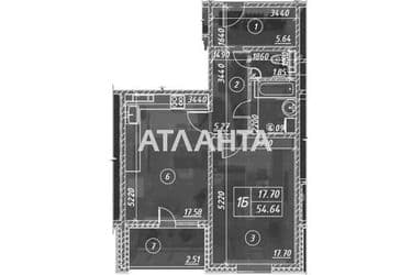 1-комнатная квартира по адресу Балтийский пер. (площадь 55 м²) - Atlanta.ua - фото 34