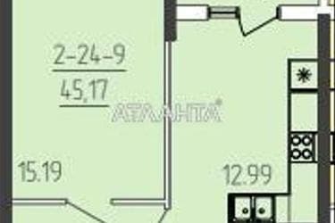1-room apartment apartment by the address st. Krasnova (area 45,3 m²) - Atlanta.ua - photo 10