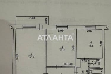 2-комнатная квартира по адресу ул. Лядова (площадь 51 м²) - Atlanta.ua - фото 24