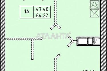 1-комнатная квартира по адресу Шевченко пр. (площадь 64,7 м²) - Atlanta.ua - фото 15
