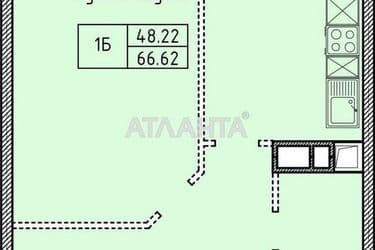 1-комнатная квартира по адресу Шевченко пр. (площадь 66,6 м²) - Atlanta.ua - фото 11