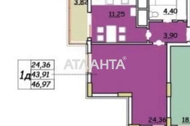 1-room apartment apartment by the address st. Ocheretyanaya ul (area 47 m²) - Atlanta.ua - photo 7