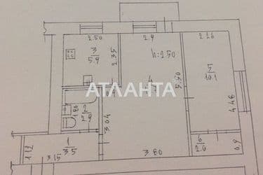 2-rooms apartment apartment by the address st. Odesskaya (area 45 m²) - Atlanta.ua - photo 12