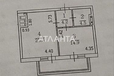 1-room apartment apartment by the address st. Bulvar Lesi Ukrainki (area 53,6 m²) - Atlanta.ua - photo 24