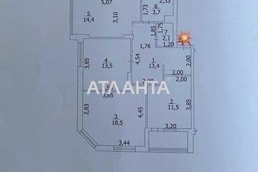 3-комнатная квартира по адресу Небесной Сотни пр. (площадь 80,5 м²) - Atlanta.ua - фото 18