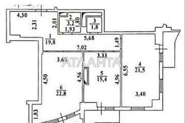 2-кімнатна квартира за адресою Люстдорфська дор. (площа 88,3 м²) - Atlanta.ua - фото 20