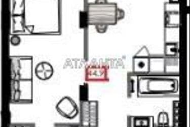 1-room apartment apartment by the address st. Marselskaya (area 37 m²) - Atlanta.ua - photo 8