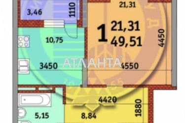 2-комнатная квартира по адресу ул. Драгоманова (площадь 51 м²) - Atlanta.ua - фото 16