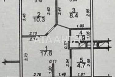 2-кімнатна квартира за адресою вул. Сахарова (площа 43,2 м²) - Atlanta.ua - фото 37