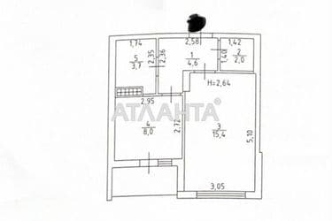 1-room apartment apartment by the address st. Grushevskogo Mikhaila Bratev Achkanovykh (area 35,4 m²) - Atlanta.ua - photo 23