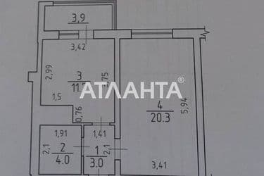 1-room apartment apartment by the address st. Kanatnaya Sverdlova (area 45 m²) - Atlanta.ua - photo 50