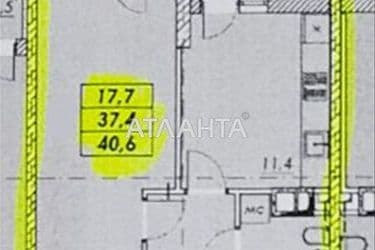 1-комнатная квартира по адресу ул. Прохоровская (площадь 40,6 м²) - Atlanta.ua - фото 6