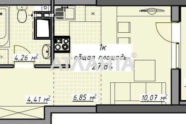 1-комнатная квартира по адресу Курортный пер. (площадь 28 м²) - Atlanta.ua - фото 7