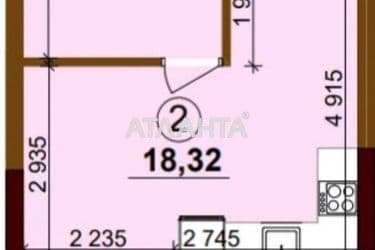 1-кімнатна квартира за адресою Європейського Союзу просп. (площа 41 м²) - Atlanta.ua - фото 45