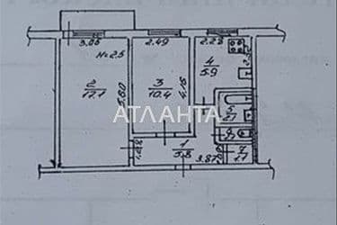 2-rooms apartment apartment by the address st. Nebesnoy Sotni pr Zhukova marsh pr Leninskoy iskry pr (area 44,4 m²) - Atlanta.ua - photo 30