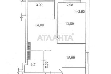 2-кімнатна квартира за адресою вул. Приміська (площа 46 м²) - Atlanta.ua - фото 36