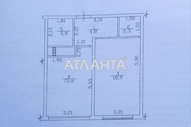 1-кімнатна квартира за адресою вул. Березова (площа 47 м²) - Atlanta.ua - фото 44