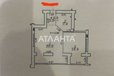 1-комнатная квартира по адресу ул. Грушевского Михаила (площадь 59,4 м²) - Atlanta.ua - фото 10