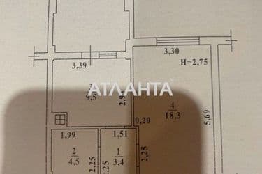 2-rooms apartment apartment by the address st. Granitnaya (area 45 m²) - Atlanta.ua - photo 18