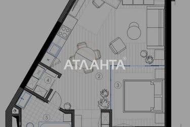 1-room apartment apartment by the address st. Kamanina (area 45 m²) - Atlanta.ua - photo 32