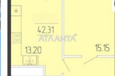 1-кімнатна квартира за адресою вул. Краснова (площа 42,3 м²) - Atlanta.ua - фото 10