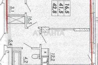 1-кімнатна квартира за адресою Овідіопольська дор. (площа 42,8 м²) - Atlanta.ua - фото 40