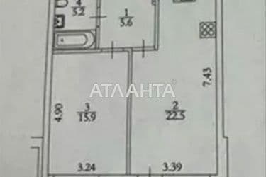 1-кімнатна квартира за адресою вул. Осокорська (площа 51 м²) - Atlanta.ua - фото 15