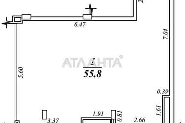 1-кімнатна квартира за адресою вул. Французький бульв. (площа 55,8 м²) - Atlanta.ua - фото 7