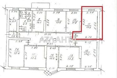 Комунальна квартира за адресою Миколаївська дор. (площа 17,6 м²) - Atlanta.ua - фото 22