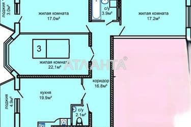 3-rooms apartment apartment by the address st. Kostandi (area 108,5 m²) - Atlanta.ua - photo 8