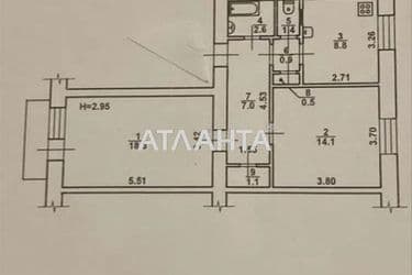 2-кімнатна квартира за адресою вул. Успенська (площа 55,8 м²) - Atlanta.ua - фото 13