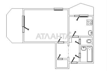 1-кімнатна квартира за адресою вул. Вільямса ак. (площа 44,5 м²) - Atlanta.ua - фото 16