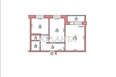 1-room apartment apartment by the address st. Roksolyani (area 45,2 m²) - Atlanta.ua - photo 33