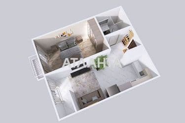 1-room apartment apartment by the address st. Roksolyani (area 45,2 m²) - Atlanta.ua - photo 36