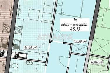 1-кімнатна квартира за адресою Курортний пров. (площа 45,1 м²) - Atlanta.ua - фото 10