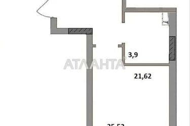 1-room apartment apartment by the address st. Bocharova gen (area 25,5 m²) - Atlanta.ua - photo 9