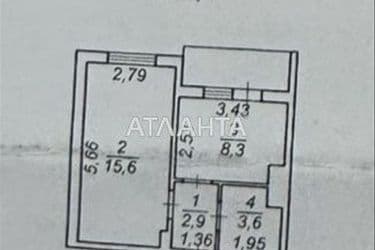 1-room apartment apartment by the address st. Evropeyskaya (area 32,4 m²) - Atlanta.ua - photo 27