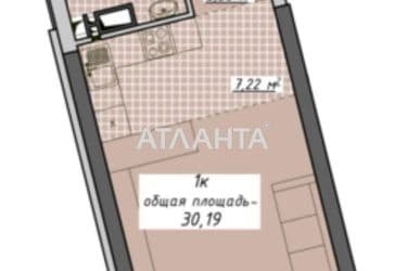 1-комнатная квартира по адресу Курортный пер. (площадь 30 м²) - Atlanta.ua - фото 14