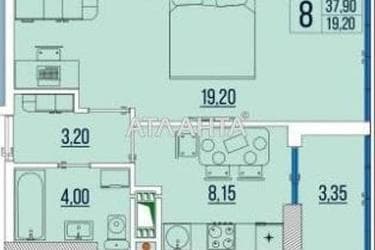1-room apartment apartment by the address st. Bugaevskaya Instrumentalnaya (area 38,5 m²) - Atlanta.ua - photo 17