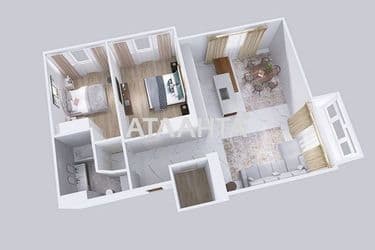 3-rooms apartment apartment by the address st. Zhemchuzhnaya (area 87,5 m²) - Atlanta.ua - photo 38