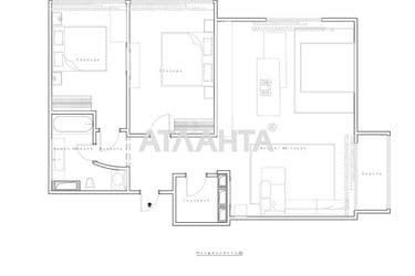 3-rooms apartment apartment by the address st. Zhemchuzhnaya (area 87,5 m²) - Atlanta.ua - photo 41