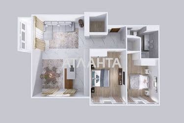 3-rooms apartment apartment by the address st. Zhemchuzhnaya (area 87,5 m²) - Atlanta.ua - photo 42