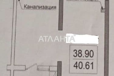 1-кімнатна квартира за адресою вул. Дача Ковалевського (площа 41 м²) - Atlanta.ua - фото 22