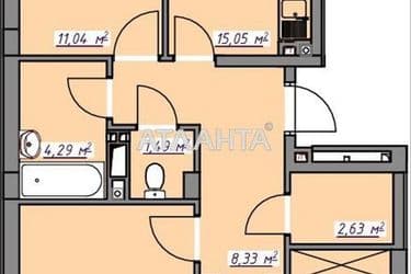 3-rooms apartment apartment by the address st. Massiv 10 (area 77,8 m²) - Atlanta.ua - photo 16